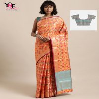 YNF DHARA SILK KANJIVARAM ART SILK TRADITIONAL SAREE WHOLESALER