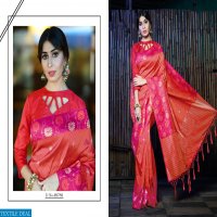 YNF LAUNCH SANGANERI SILK TRADITIONAL WEAR SILK SAREE WHOLESALE PRICE