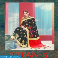 YNF PRESENT TITAN VOL 5 BANARASI SILK TRADITIONAL WEAR SAREE COLLECTION