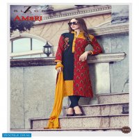 Z Black Amari Wholesale Casual Printed Dress Material