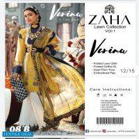 ZAHA Premium Luxury Embroidered Lawn Collection Master Replica
