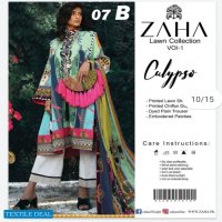 ZAHA Premium Luxury Embroidered Lawn Collection Master Replica