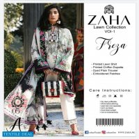 ZAHA Premium Luxury Embroidered Lawn Collection Master Replica