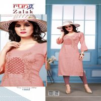 ZALAK BY RUNG RAYON EMBROIDERY FORMAL WEAR KURTI SELLER