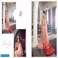 ZAURA HASSAN LAREDU LUXE BUTTERFLY NET WITH EMBROIDERY PAKISTANI CONCEPT SUITS