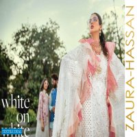 ZAURA HASSAN LAUNCH MUSHQ CAMBRIC COTTON PAKISTANI SALWAR KAMEEZ
