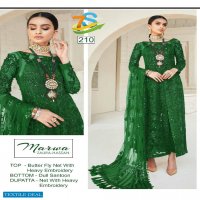 ZAURA HASSAN LAUNCHING MARWA 1 GEORGETTE EMBROIDERED SEMI STICH PAKISTANI SUIT