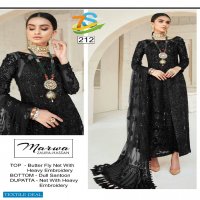 ZAURA HASSAN LAUNCHING MARWA 1 GEORGETTE EMBROIDERED SEMI STICH PAKISTANI SUIT