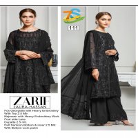 ZAURA HASSAN LAUNCHING ZARIF VOL 1 GEORGETTE EMBROIDERED SEMI STICH PAKISTANI SUIT