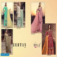 ZEBTAN VOL 2 BY RINAZ FASHION NET WITH EMBROIDERY PAKISTANI SUIT COLLECTION