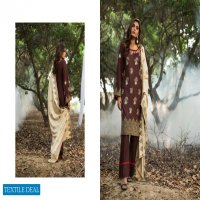 ZS Linen Embroidered Branded Pakistani Salwar Suits
