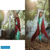 ZS Linen Embroidered Branded Pakistani Salwar Suits