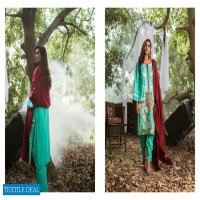 ZS Linen Embroidered Branded Pakistani Salwar Suits