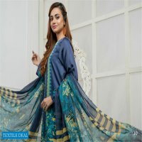 ZS Ravishing Charmeuse Silk Digital Printed Collection Wholesale Pakistani Dress
