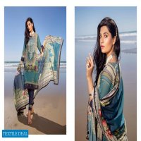 ZS Ravishing lawn embroidered suits with chiffon dupatta