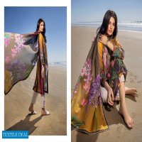 ZS Ravishing lawn embroidered suits with chiffon dupatta