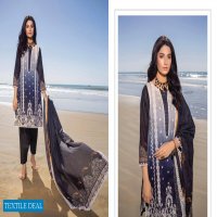 ZS Ravishing lawn embroidered suits with chiffon dupatta