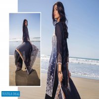 ZS Ravishing lawn embroidered suits with chiffon dupatta