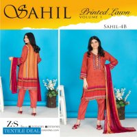 ZS Sahil Printed Lawn 2021 Wholesale Original Pakistani Dress