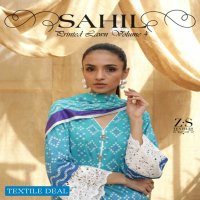 ZS Sahil Printed Vol-4 Wholesale Pakistani Salwar Kameez