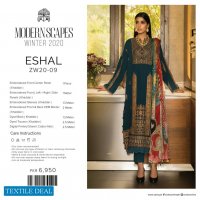 Zaha By khadija Shah Winter Shawl Wholesale Pakistani Salwar Kameez