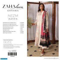 Zaha Lawn 2021 Wholesale Rate Branded Pakistani Dress