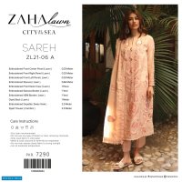 Zaha Lawn 2021 Wholesale Rate Branded Pakistani Dress