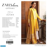 Zaha Lawn 2021 Wholesale Rate Branded Pakistani Dress