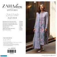 Zaha Lawn 2021 Wholesale Rate Branded Pakistani Dress