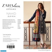 Zaha Lawn 2021 Wholesale Rate Branded Pakistani Dress