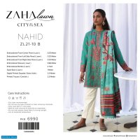 Zaha Lawn 2021 Wholesale Rate Branded Pakistani Dress