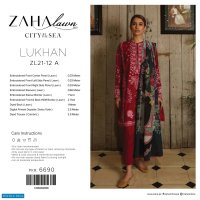 Zaha Lawn 2021 Wholesale Rate Branded Pakistani Dress