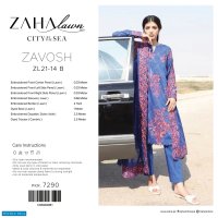 Zaha Lawn 2021 Wholesale Rate Branded Pakistani Dress