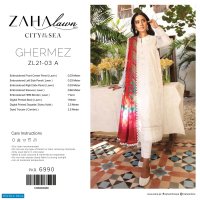 Zaha Lawn 2021 Wholesale Rate Branded Pakistani Dress