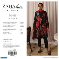 Zaha Lawn 2021 Wholesale Rate Branded Pakistani Dress