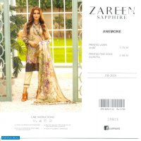 Zareen By Sapphire Wholesale Printed Lawn Shirt Pakistani Suits