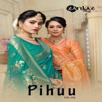 Zarikaz Pihu Vol-6 Wholesale Banarasi Silk Sarees