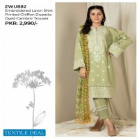 Zellbury Lawn 2021 Embroidered Collection Wholesaler India