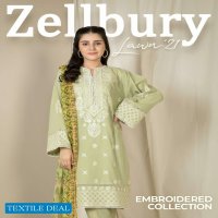 Zellbury Lawn 2021 Embroidered Collection Wholesaler India