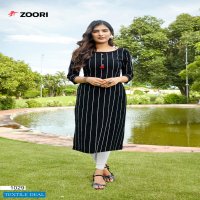 Zoori Akshara Vol-3 Wholesale Reyon Kurti Long Kurtis