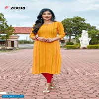 Zoori Akshara Vol-3 Wholesale Reyon Kurti Long Kurtis