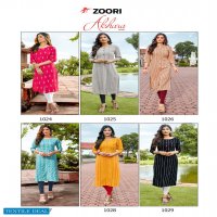 Zoori Akshara Vol-3 Wholesale Reyon Kurti Long Kurtis