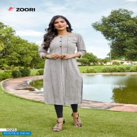 Zoori Akshara Vol-3 Wholesale Reyon Kurti Long Kurtis