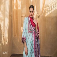 Zs presents rang reza lawn vol 2 lawn printed exclusive style salwar suits