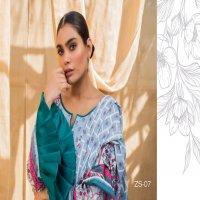 Zs presents rang reza lawn vol 2 lawn printed exclusive style salwar suits