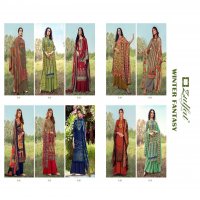 Zulfat Winter Fantasy Vol-4 Wholesale Pashmina Dress Material