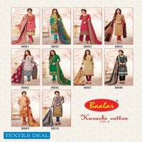 baalar karachi Cotton Vol-8 Wholesaler of Dress material