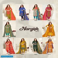 jagruti Nargis Vol-8 Wholesale Printed Dress material