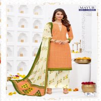 mayur khushi vol-57 Wholesale cotton printed Dress material