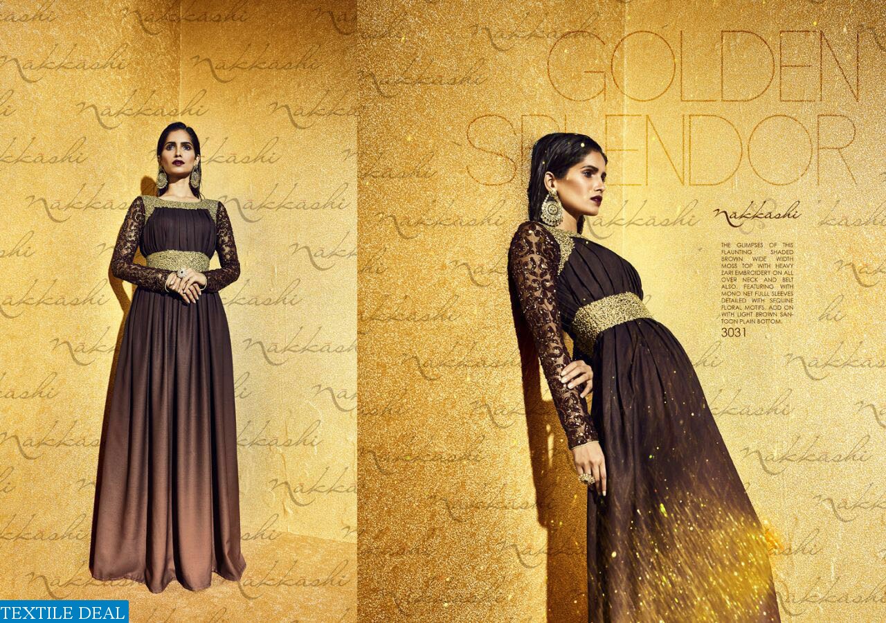 slim fit dress slacks Goldie Dress in Gold Dust – MILLE main image 1